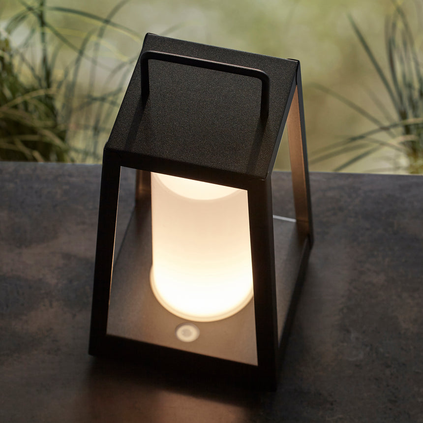 Tallow Table Touch Outdoor Table Lamp Matt Black