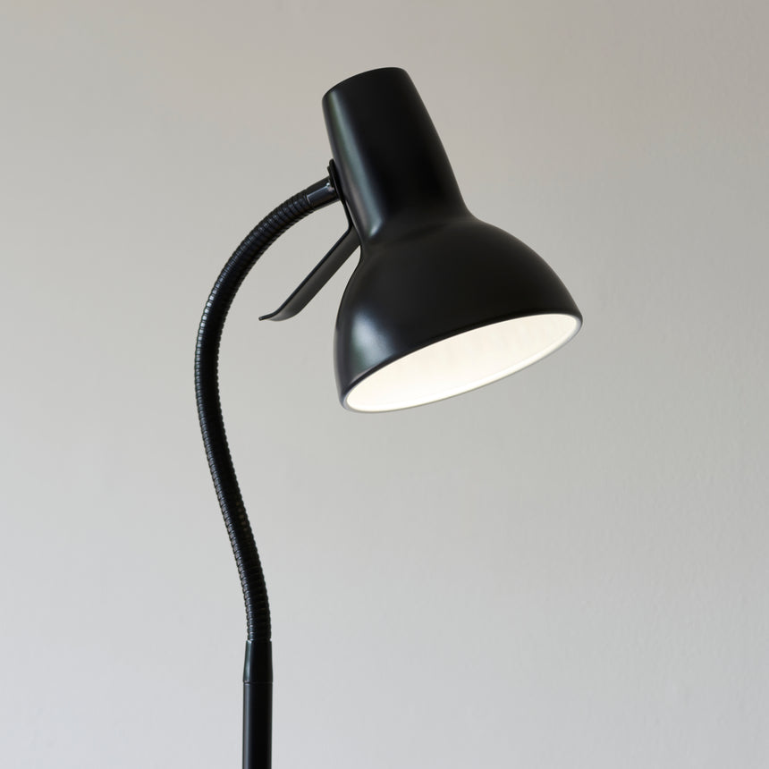 Amalfi Task Floor Lamp Matt Black