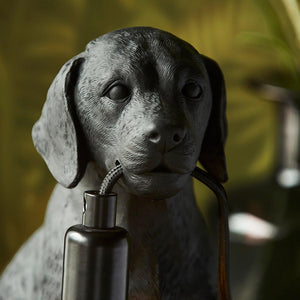 Labrador Puppy Table Matt black