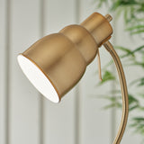 Classic Flexi Reader Floor Light - Brushed aged brass