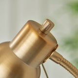 Classic Flexi Reader Floor Light - Brushed aged brass