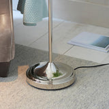 Classic Flexi Reader Floor Light - Bright nickel