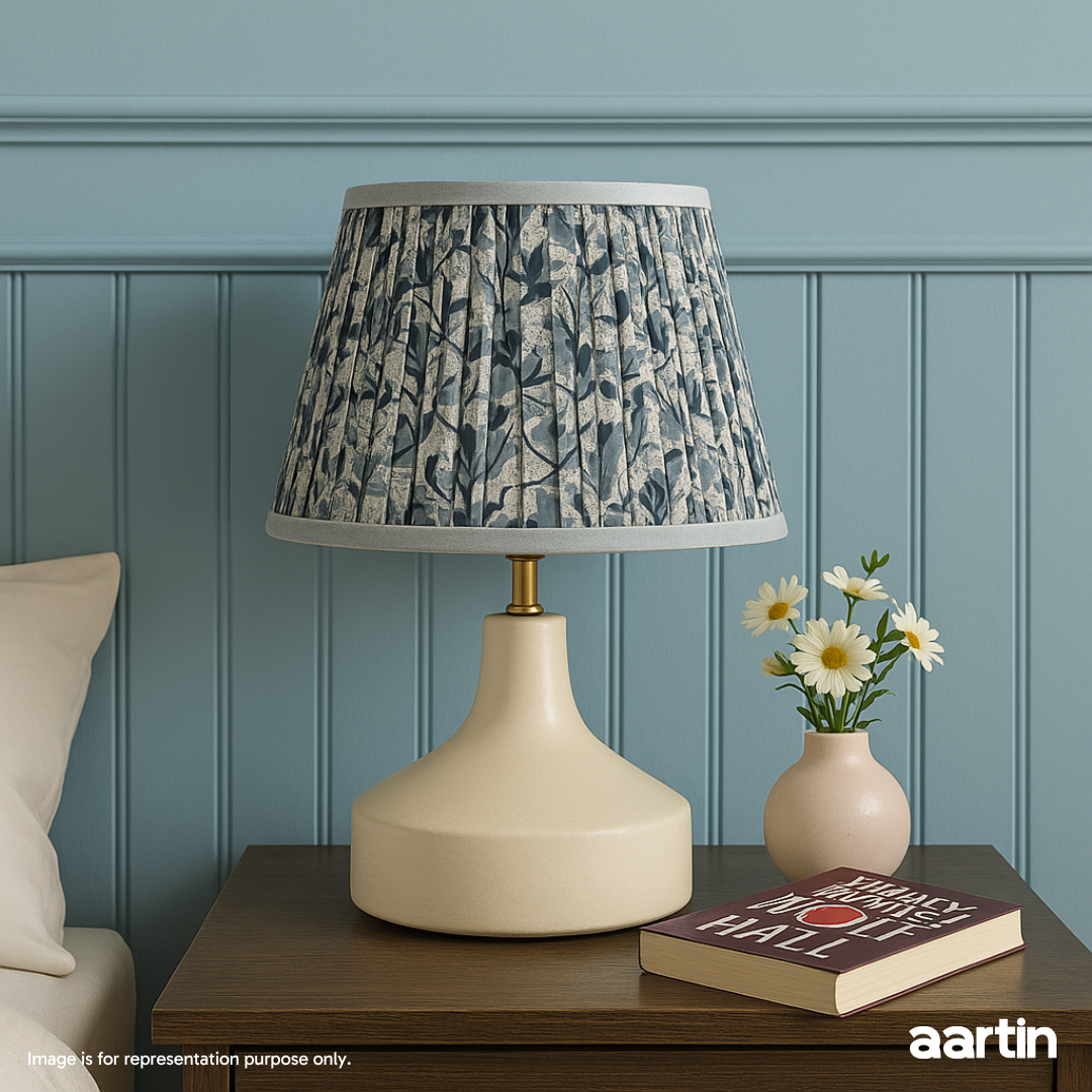 AARTIN FRANKLIN TABLE LAMP IN WHITE UNGLAZED CERAMIC (BASE ONLY)