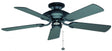 Mayfair 42inch Ceiling Fan without Light Black