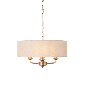 Highclere 3lt Pendant - Comet Lighting