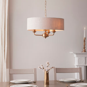 Highclere 3lt Pendant - Comet Lighting