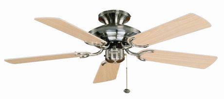 Mayfair 42inch Ceiling Fan without Light Stainless Steel