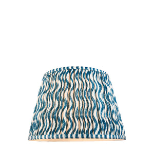 Ripple 35cm Tapered Shade - MarlinBlueRipple - Comet Lighting