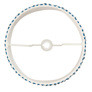 Ripple 40cm Tapered Shade - Marlin Blue Ripple - Comet Lighting