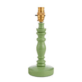 Bibury Table Lamp Base - Satin Cotswold green