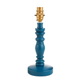 Bibury Table Lamp Base - Satin marlin blue