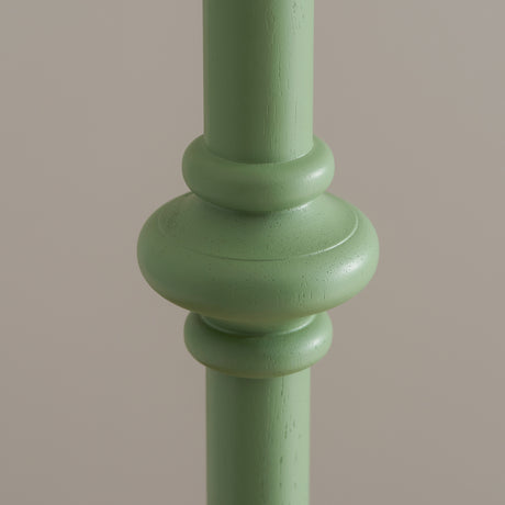 Carnaby Floor Lamp Base - Satin Cotswold green