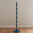 Carnaby Floor Lamp Base - Satin Marlin Blue - Comet Lighting