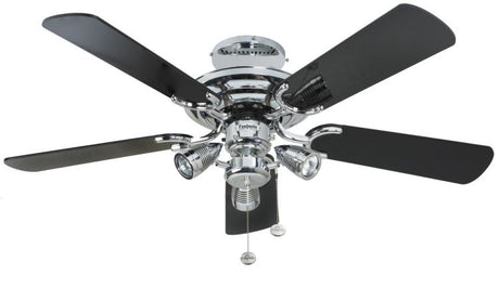 Mayfair Combi 42inch Ceiling Fan with Light Polished Chrome