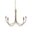 Santiago 5lt Pendant Fitting - Brushed aged brass - Comet Lighting
