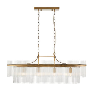 Marietta 4lt Linear Pendant - Comet Lighting