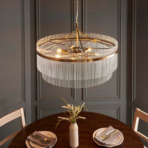 Marietta Grand 7lt Pendant - Comet Lighting