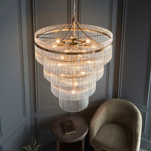 Marietta 16lt Tiered Pendant - Comet Lighting