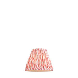 Ripple 16cm Tapered Shade - Coral Pink Ripple - Comet Lighting