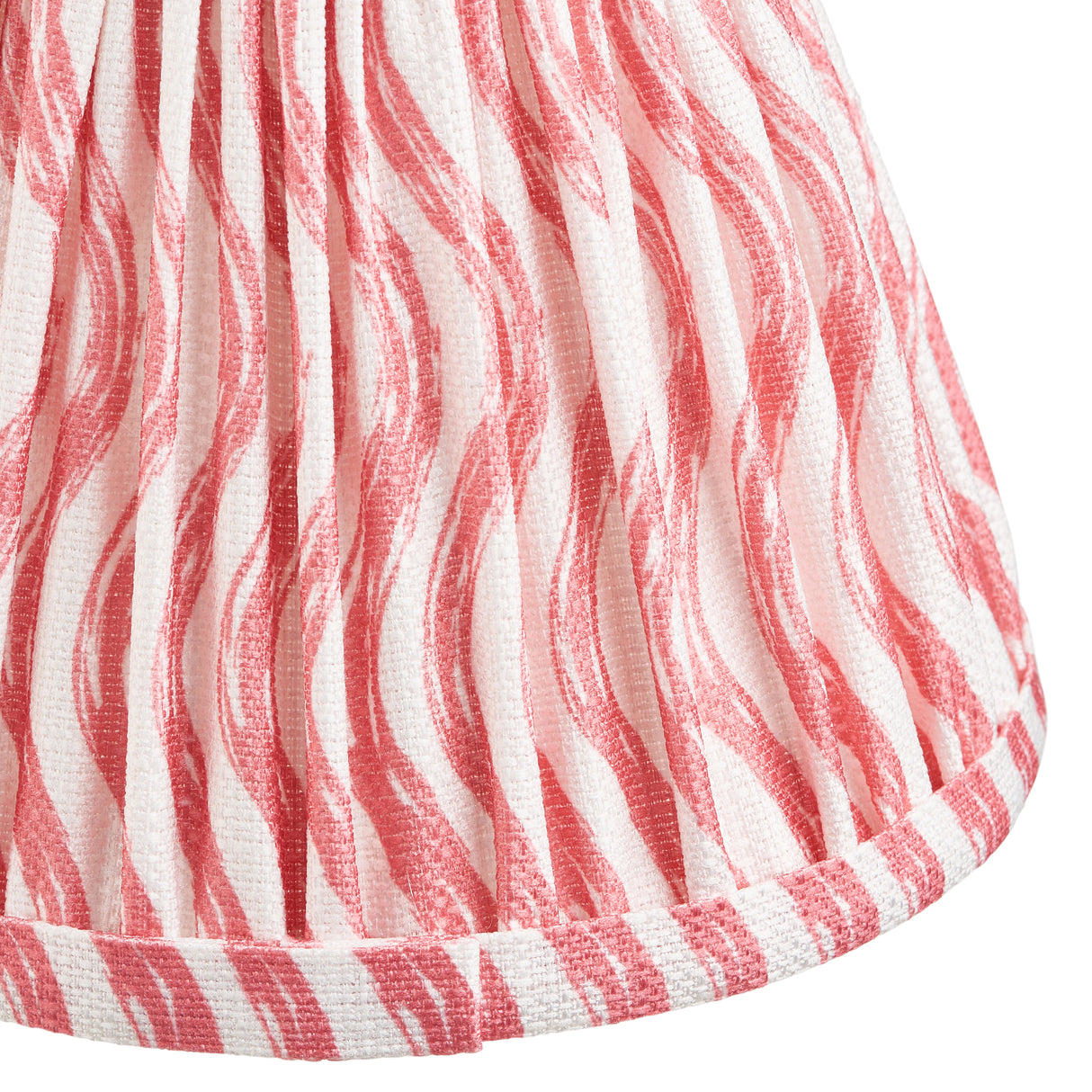 Ripple 16cm Tapered Shade - Coral Pink Ripple