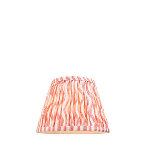 Ripple 20cm Tapered Shade - Coral Pink Ripple - Comet Lighting