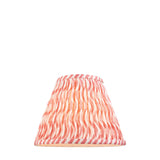 Ripple 25cm Tapered Shade - Coral Pink Ripple