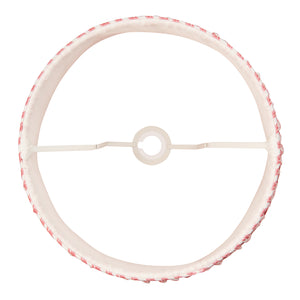 Ripple 35cm Tapered Shade - Coral Pink Ripple - Comet Lighting