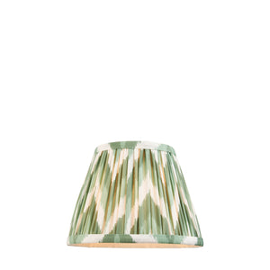 Zigzag 20cm Tapered Shade - Cotswold Green Zigzag - Comet Lighting