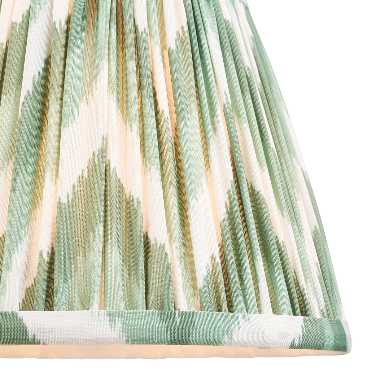 Zigzag 20cm Tapered Shade - Cotswold Green Zigzag