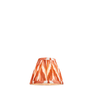 Zigzag 16cm Tapered Shade - Apricot Zigzag - Comet Lighting