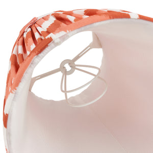 Zigzag 16cm Tapered Shade - Apricot Zigzag - Comet Lighting