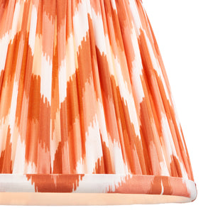 Zigzag 20cm Tapered Shade - Apricot Zigzag - Comet Lighting