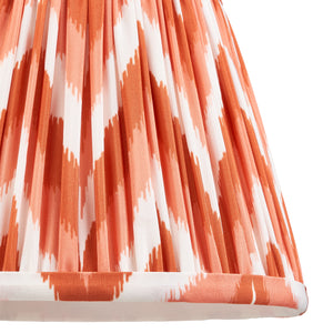 Zigzag 20cm Tapered Shade - Apricot Zigzag - Comet Lighting