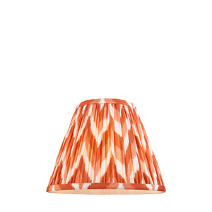 Zigzag 25cm Tapered Shade - Apricot Zigzag - Comet Lighting