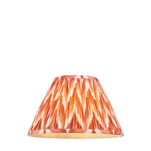 Zigzag 30cm Tapered Shade - Apricot Zigzag - Comet Lighting