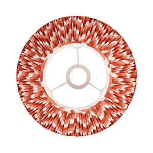 Zigzag 30cm Tapered Shade - Apricot Zigzag - Comet Lighting