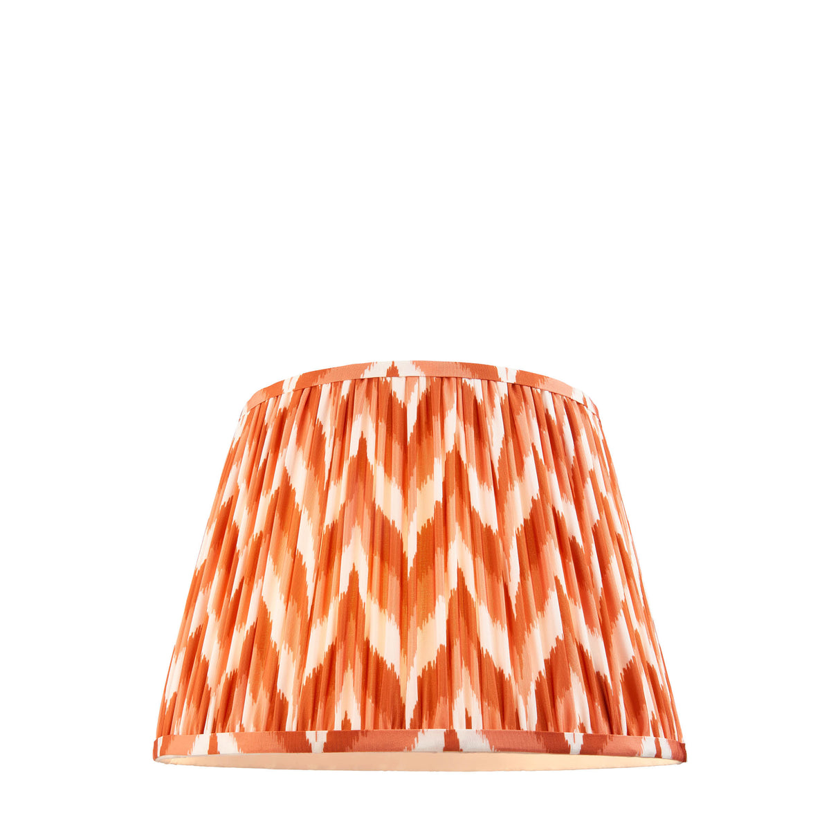 Zigzag 35cm Tapered Shade - Apricot Zigzag