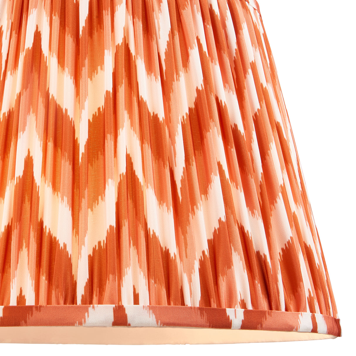 Zigzag 35cm Tapered Shade - Apricot Zigzag