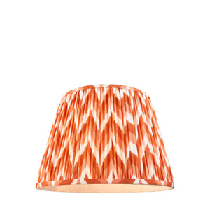 Zigzag 40cm Tapered Shade - Apricot Zigzag - Comet Lighting