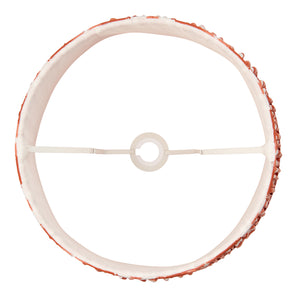 Zigzag 40cm Tapered Shade - Apricot Zigzag - Comet Lighting