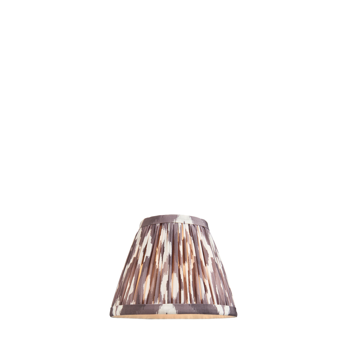 Ikat 16cm Tapered Shade -Pearl Grey Ikat