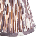 Ikat 16cm Tapered Shade -Pearl Grey Ikat