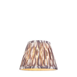 Ikat 20cm Tapered Shade - Pearl Grey Ikat - Comet Lighting