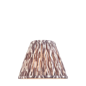 Ikat 25cm Tapered Shade - Pearl Grey Ikat - Comet Lighting