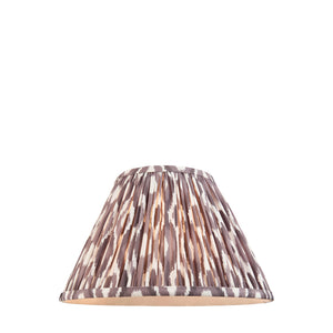 Ikat 30cm Tapered Shade - Pearl Grey Ikat - Comet Lighting