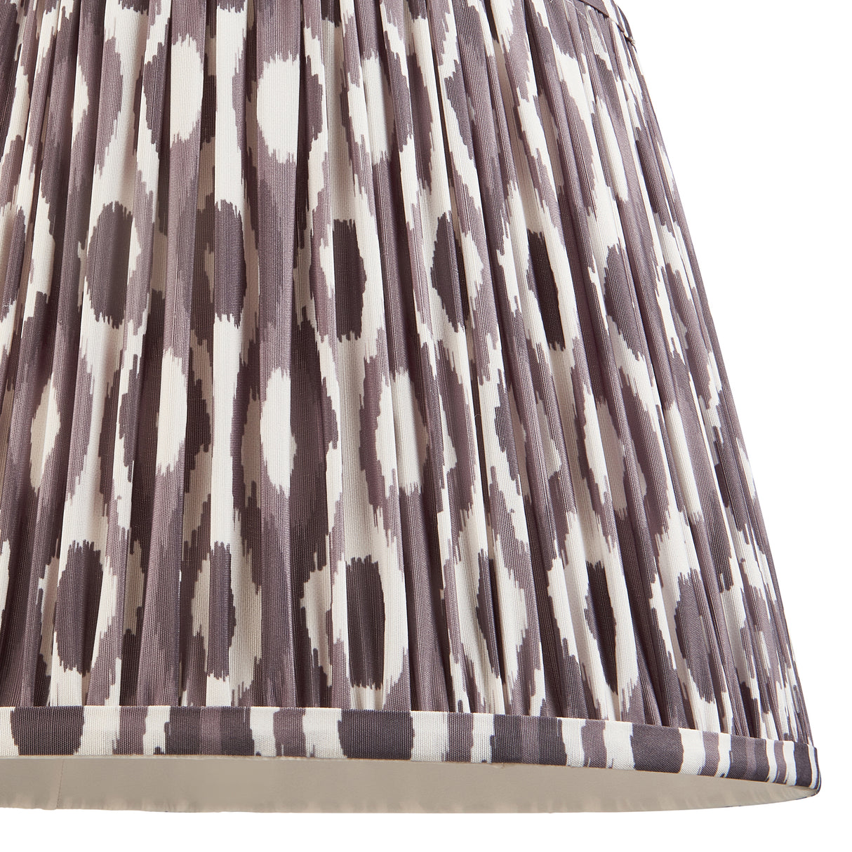 Ikat 35cm Tapered Shade - Pearl Grey Ikat