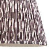 Ikat 35cm Tapered Shade - Pearl Grey Ikat