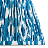 Ikat 20cm Tapered Shade - Marlin Blue Ikat