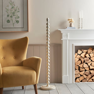 Higgledy Floor Light Base - Gloss almond white - Comet Lighting