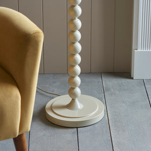 Higgledy Floor Light Base - Gloss almond white - Comet Lighting